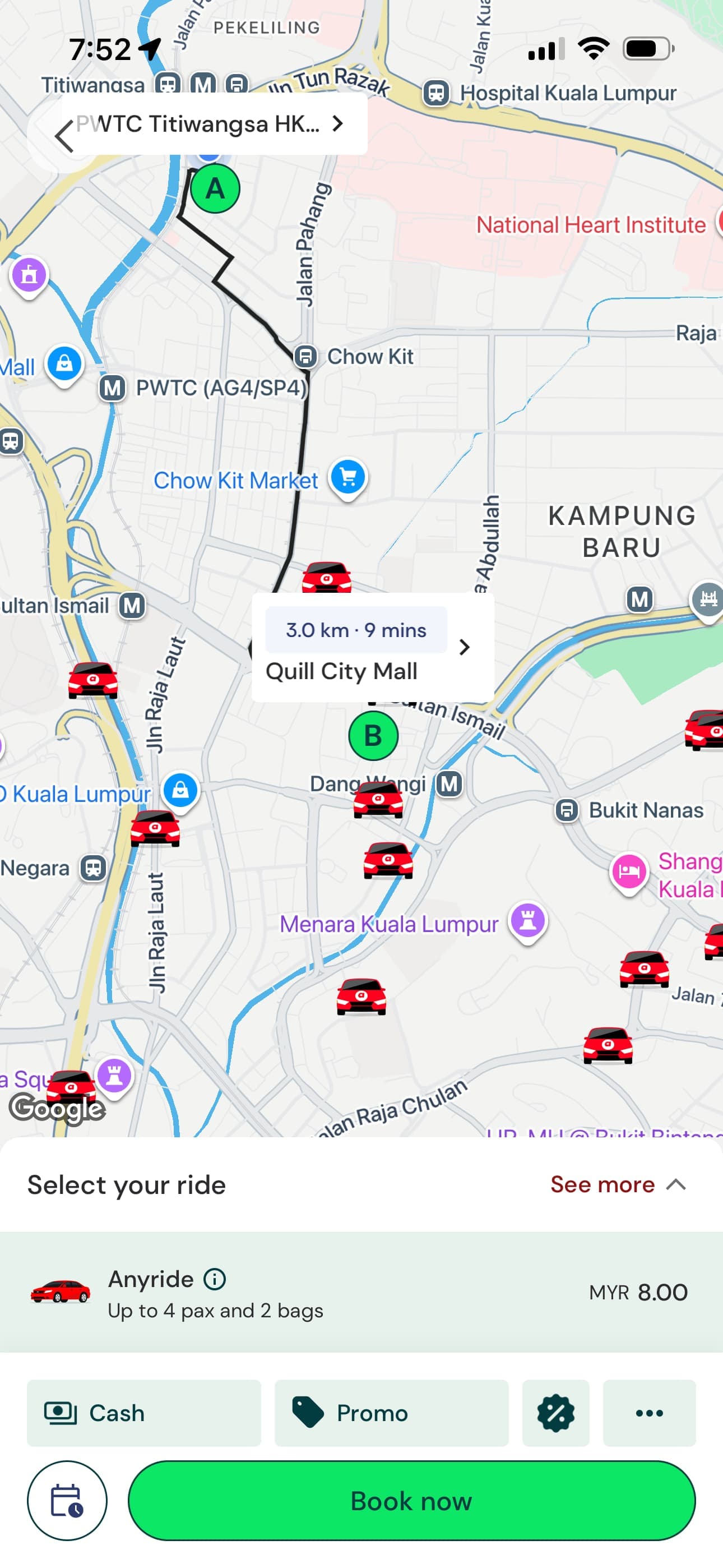AirAsia Ride (Passenger & Driver Apps) app screen 2