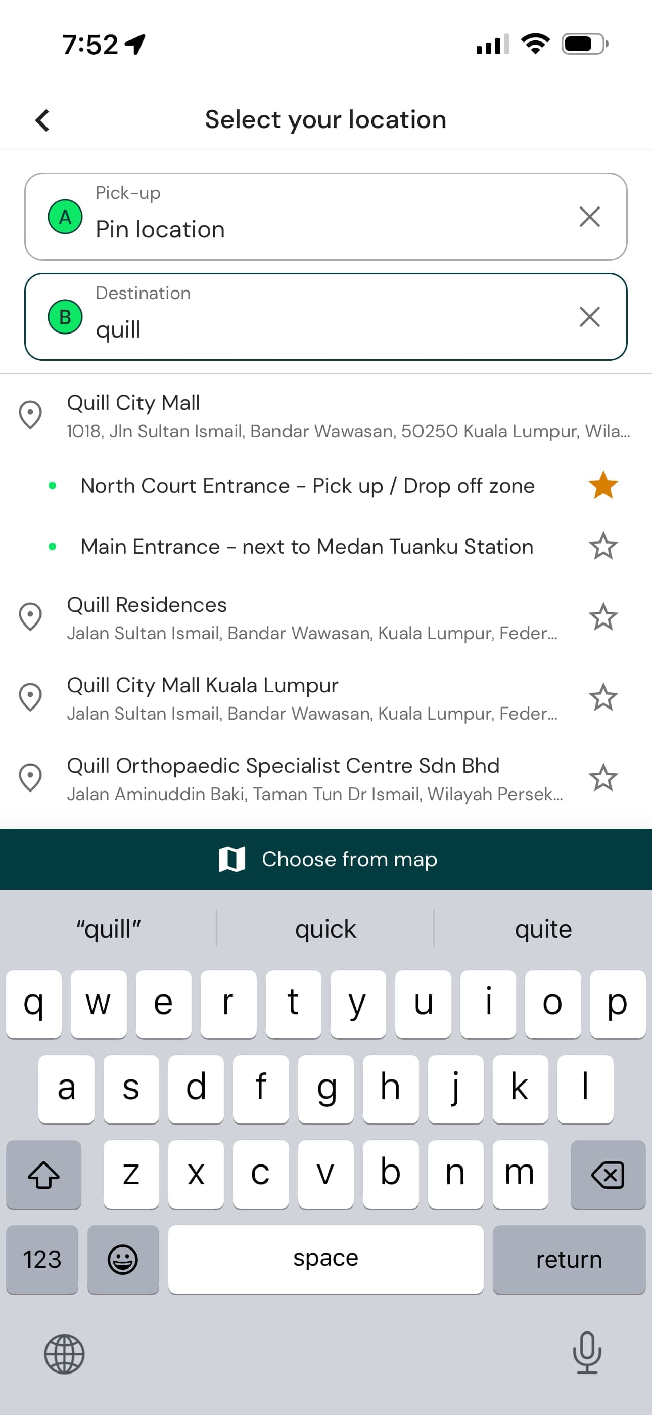 AirAsia Ride (Passenger & Driver Apps) app screen 1